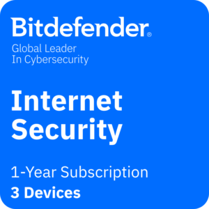 Bitdefender Internet Security 2024 - 3 Devices - 1 Year