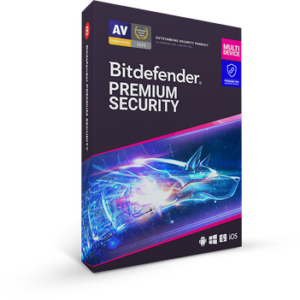 Bitdefender Premium Security - Top Secuirty, Unlimited VPN, password Manager and Email