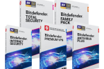 Bitdefender Selection - Total Security, Family Pack, Internet Security, Antivirus Plus and Premium VPN